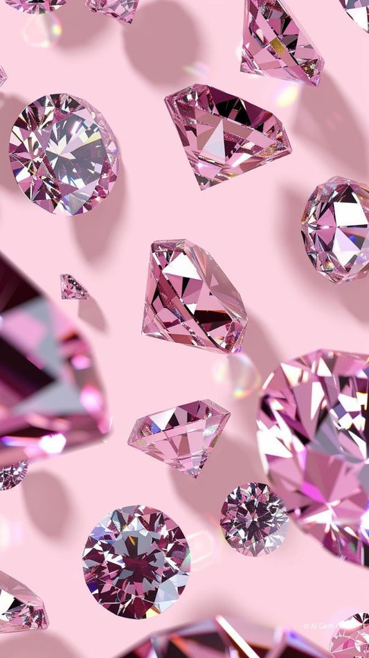 Pink Diamonds Wallpaper