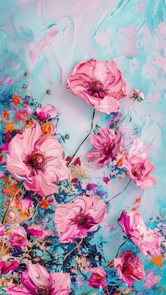 Ambitious Flowers Wallpaper